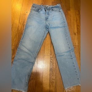 light wash jeans